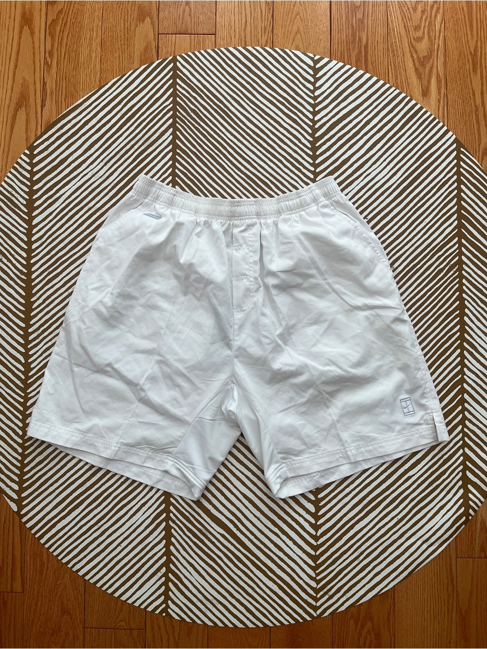 Nike Challenge Court Vintage White Dri-Fit Tennis Shorts NWT (XL)